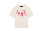 Amiri Staggered Tee Beige 'Cream'