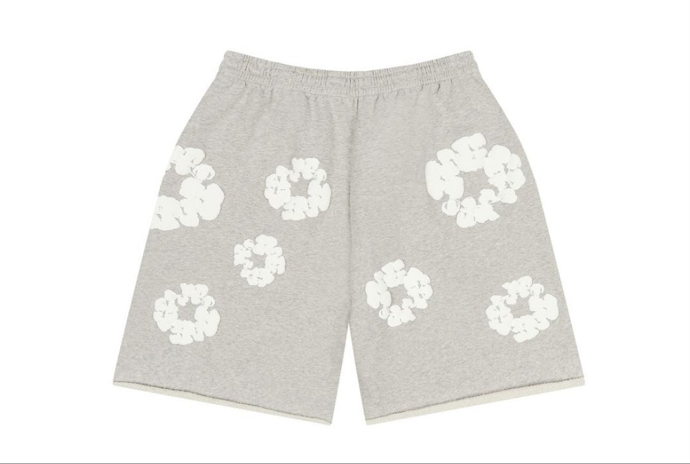 Denim Tears Cotton Wreath Sweatshorts 'Grey'
