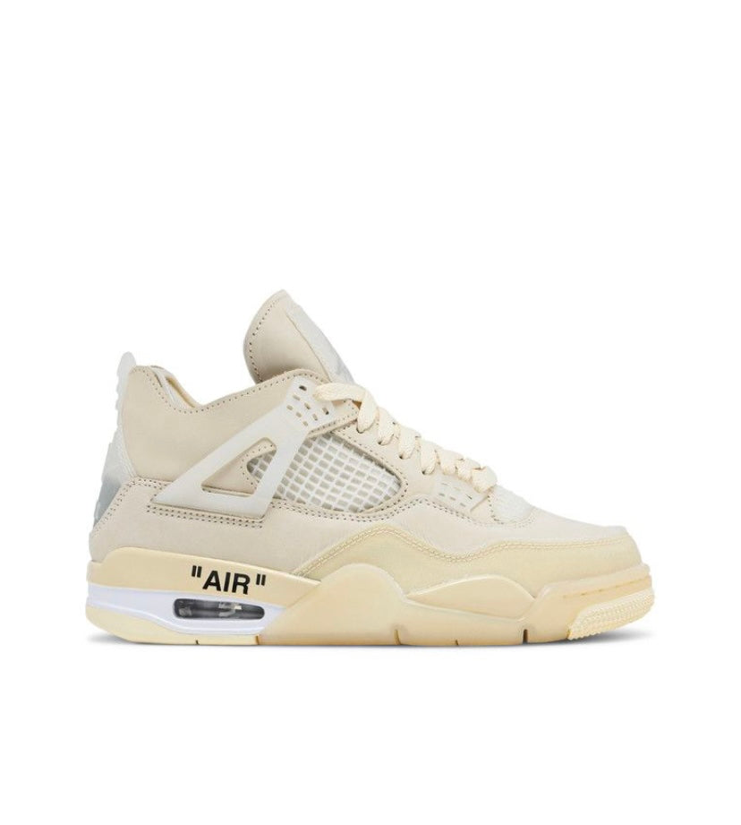 Off-White x wmns Air Jordan  4 Retro  SP 'sail'