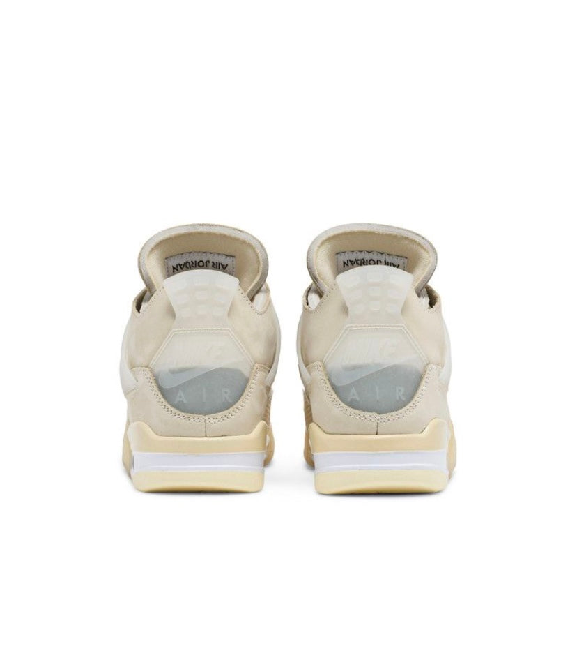 Off-White x wmns Air Jordan  4 Retro  SP 'sail'