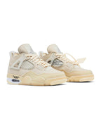 Off-White x wmns Air Jordan  4 Retro  SP 'sail'