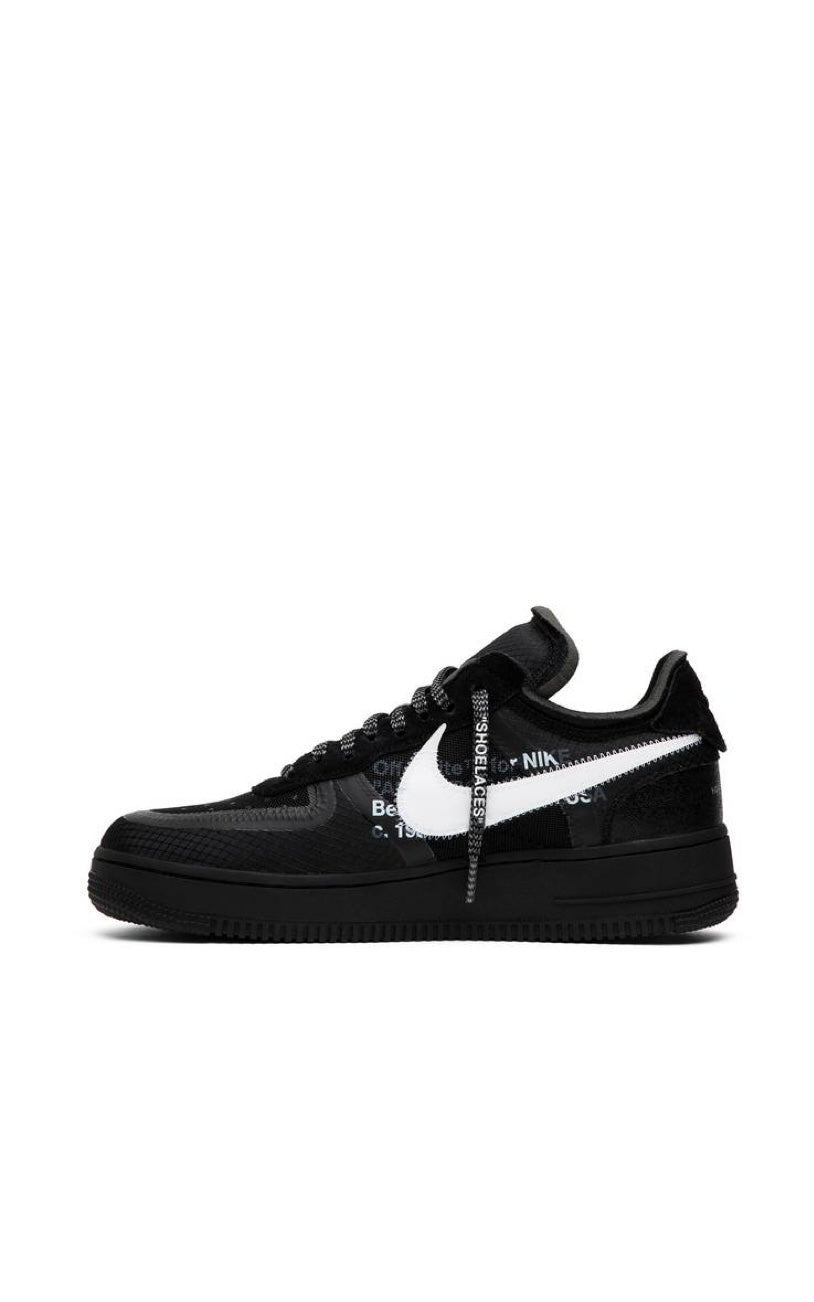 Off-White  x Air Force 1 low Black
