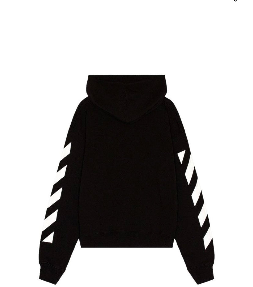 Off-White Diag Helvetica Over Hoodie Black/White