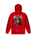 Off-White Mona Lisa Hooded Sweatshirt Red