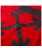 Off-White Mona Lisa Hooded Sweatshirt Red