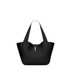 Saint Laurent Bea Leather Tote Bag Black