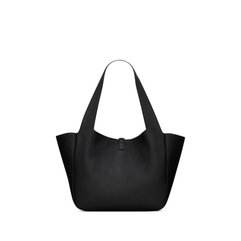 Saint Laurent Bea Leather Tote Bag Black